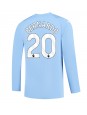 Manchester City Bernardo Silva #20 Domaci Dres 2023-24 Dugim Rukavima